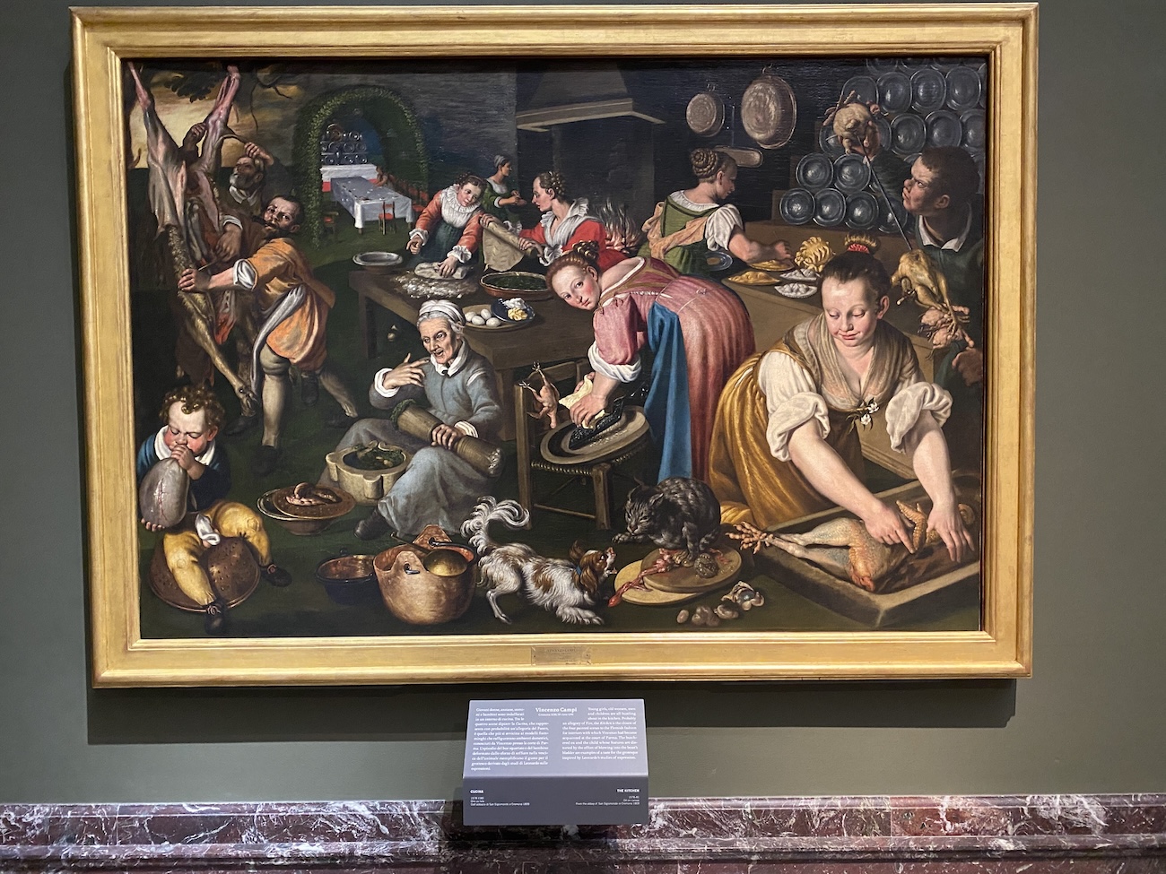 ヴィンチェンツォ・カンピの「台所」