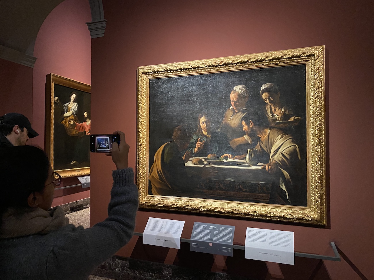 カラヴァッジョの名画「エマオでの晩餐」